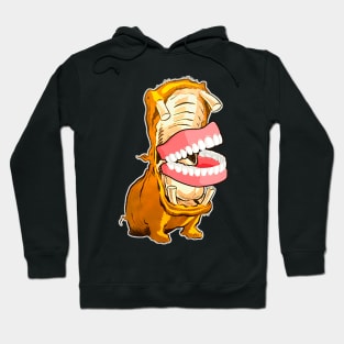 Hippopotamus with dentures Hoodie